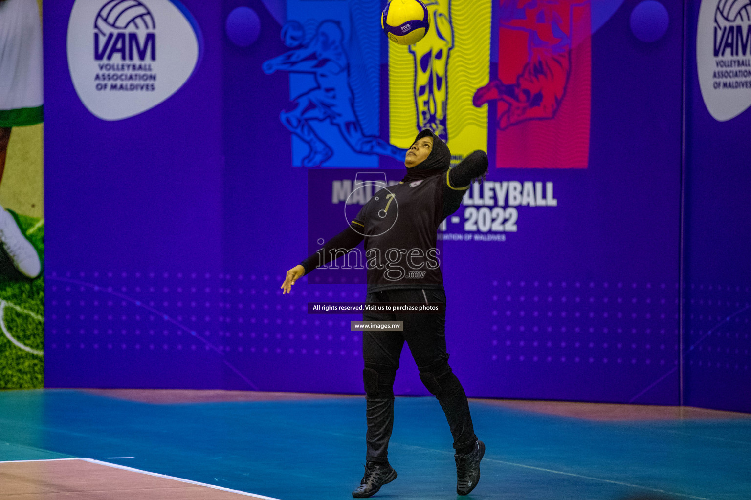 Volleyball Association Cup 2022-Women's Division-Match Day 6 was held in Male', Maldives on 28th May 2022 at Social Center Indoor Hall Photos By: Nausham Waheed /images.mv