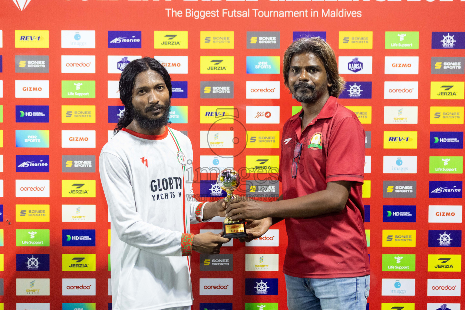 L Isdhoo vs L Mundoo in Day 20 of Golden Futsal Challenge 2024 was held on Saturday , 3rd February 2024 in Hulhumale', Maldives Photos: Nausham Waheed / images.mv