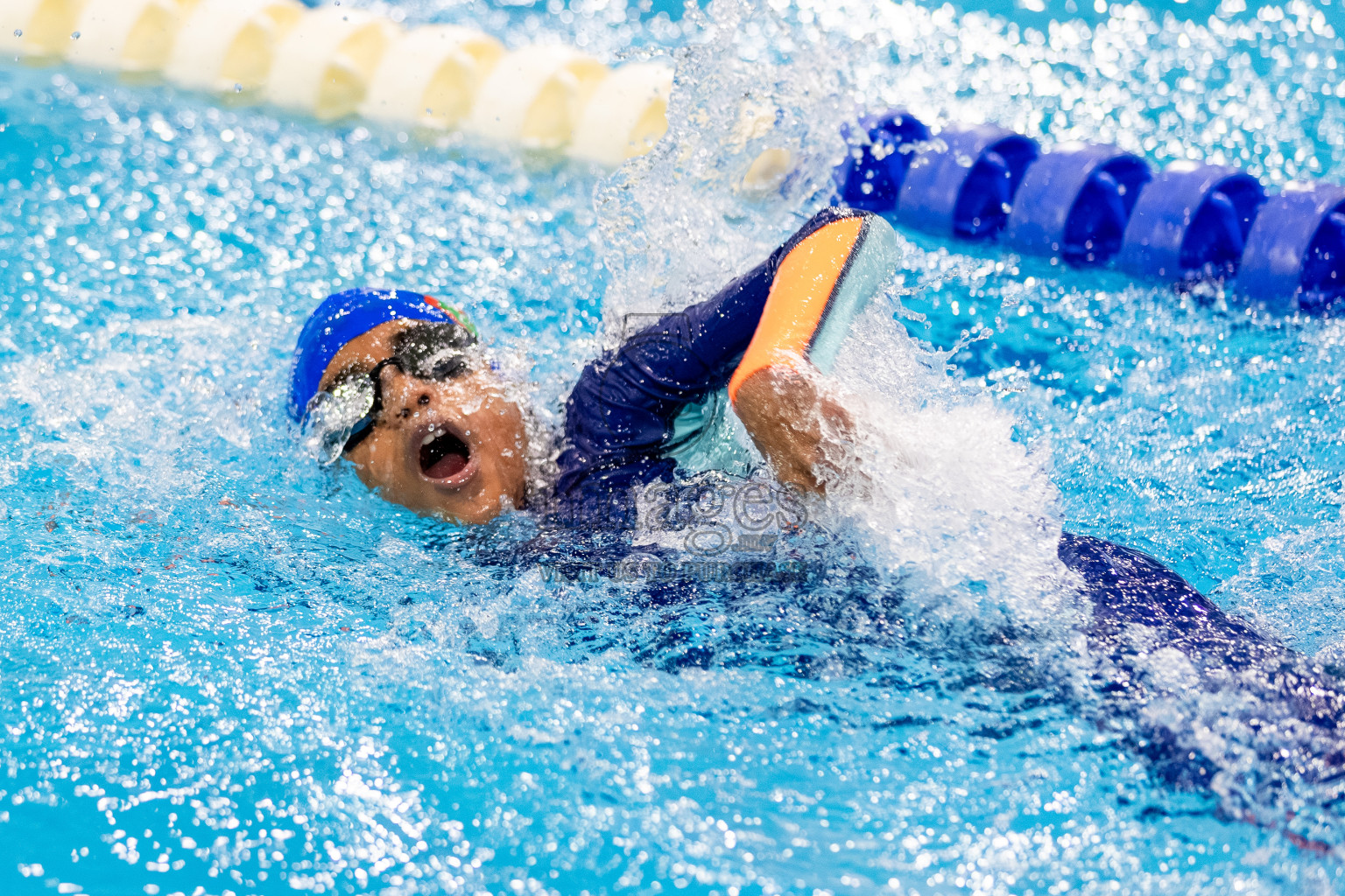 Day 2 of BML 6th National Kids Swimming Kids Festival 2025 held in Hulhumale', Maldives on Tuesday, 4th November 2024. Photos: Mohamed Mahfooz Moosa / images.mv