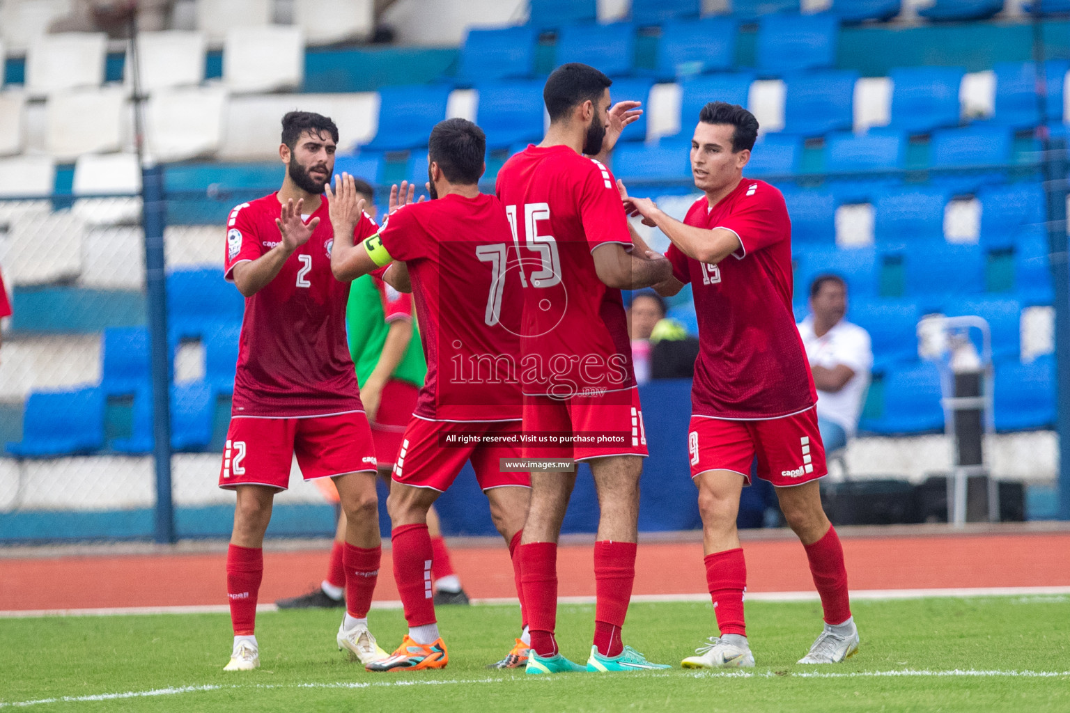 Lebanon vs Bangladesh in SAFF Championship 2023 held in Sree Kanteerava Stadium, Bengaluru, India, on Wednesday, 22nd June 2023. Photos: Nausham Waheed / images.mv