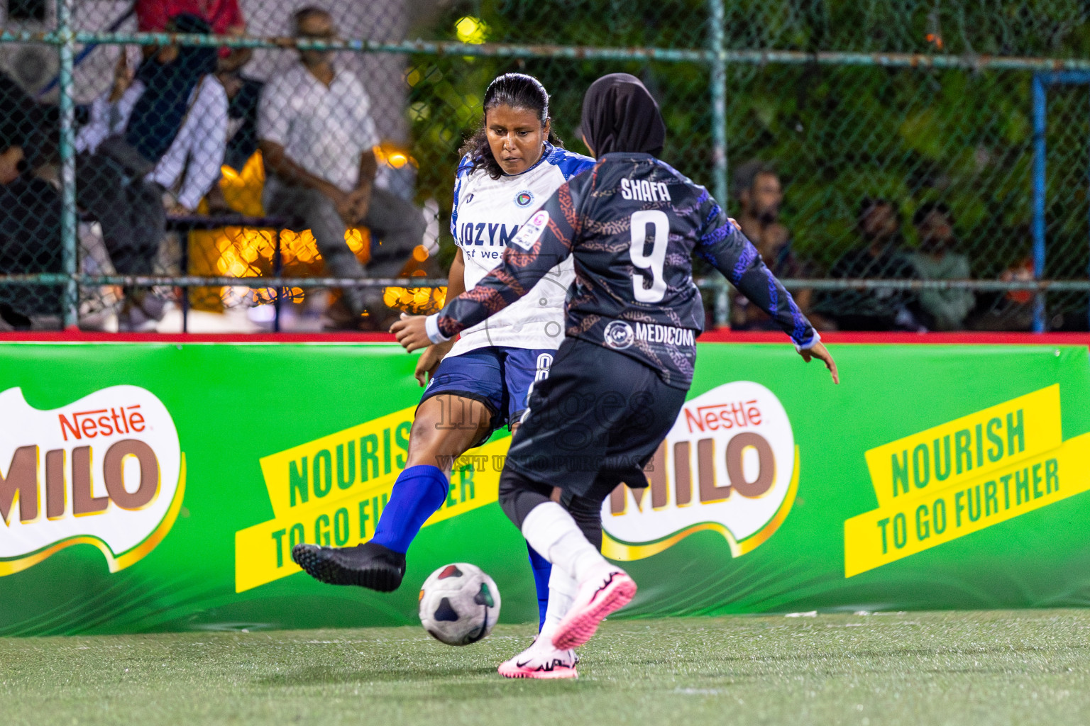 POLICE CLUB vs TEAM DHARUMAVANTHA in Eighteen Thirty 2024 held in Rehendi Futsal Ground, Hulhumale', Maldives on Monday, 9th September 2024. Photos: Mohamed Mahfooz Moosa / images.mv