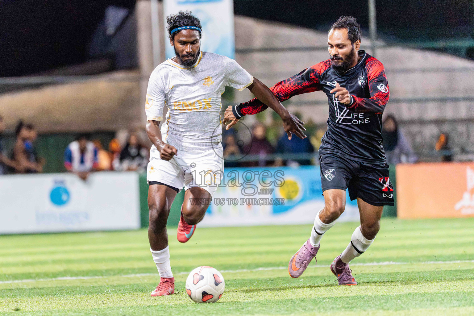Lecrose VS BGSC in Day 4 - Fonadhoo Youth Futsal Challenge 2025 held in Fonadhoo Futsal Stadium, L. Fonadhoo, Maldives on Wednesday, 29th October 2025 Photos: Arif Rasheed / images.mv