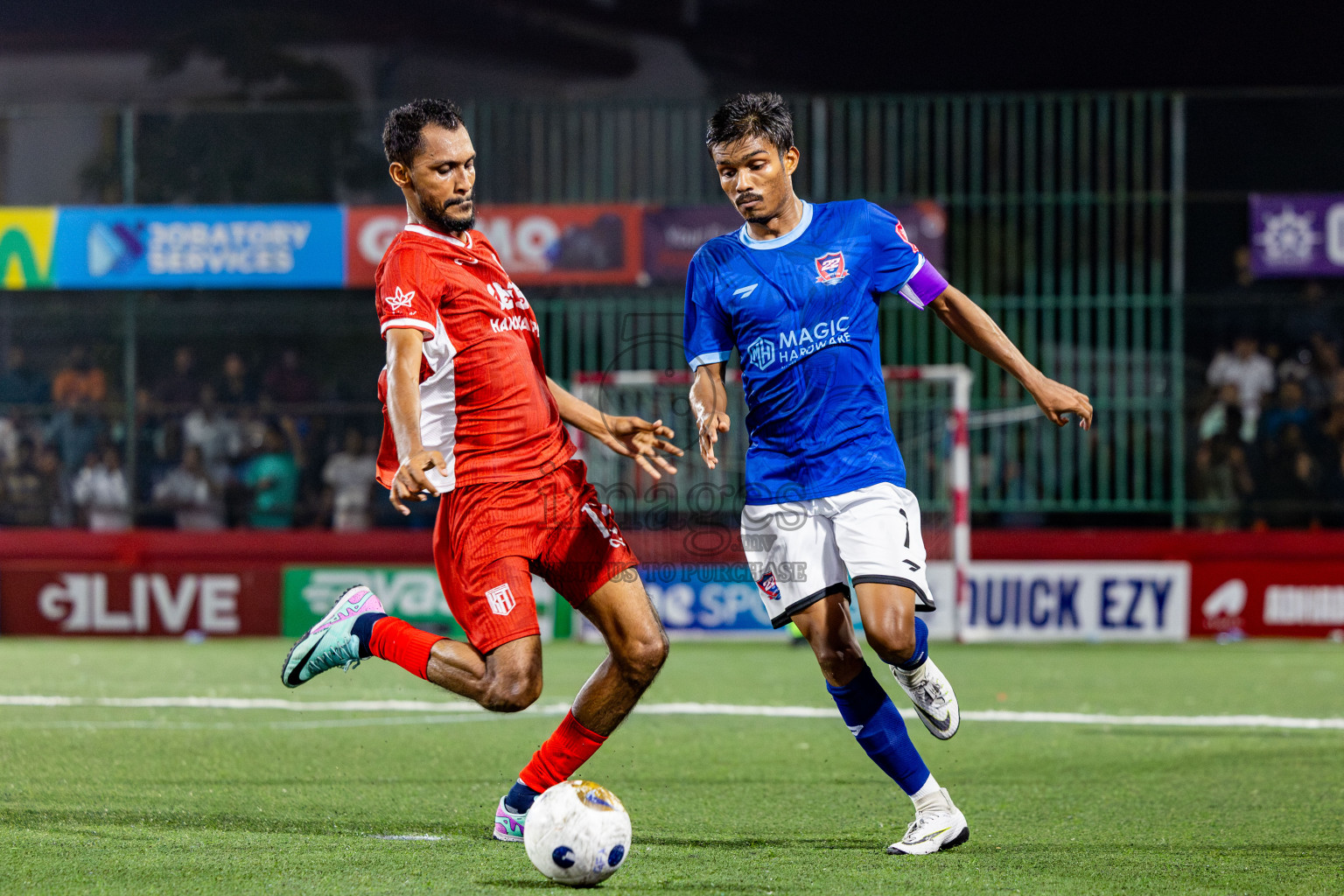 HA Kelaa vs HA Hoarafushi in Day 13 of Golden Futsal Challenge 2025 was held on Friday, 17th January 2025, in Hulhumale', Maldives. Photos: Nausham Waheed / images.mv