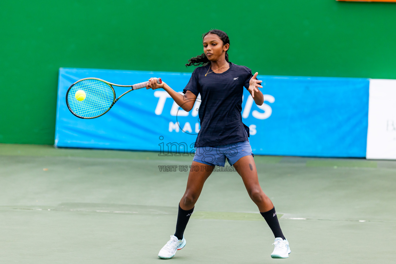 Day 1 of ATF Maldives Junior Open Tennis was held in Male' Tennis Court, Male', Maldives on Monday, 9th December 2024. Photos: Nausham Waheed / images.mv