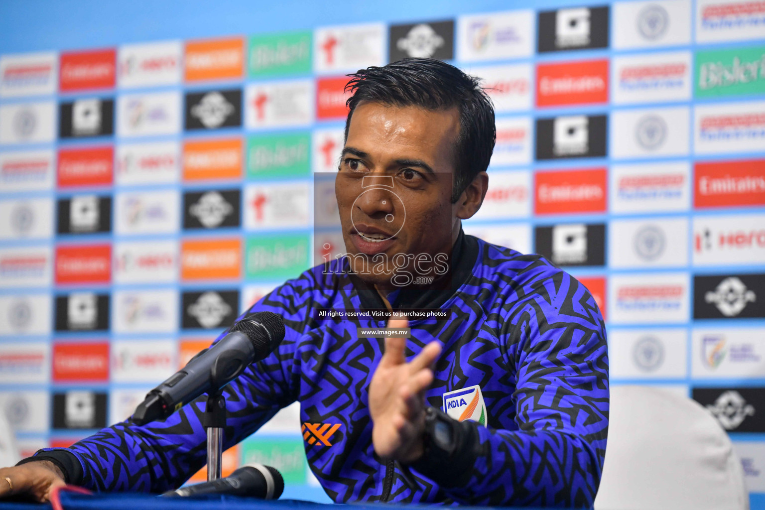 India vs Pakistan in the opening match of SAFF Championship 2023 held in Sree Kanteerava Stadium, Bengaluru, India, on Wednesday, 21st June 2023. Photos: Nausham Waheed / images.mv