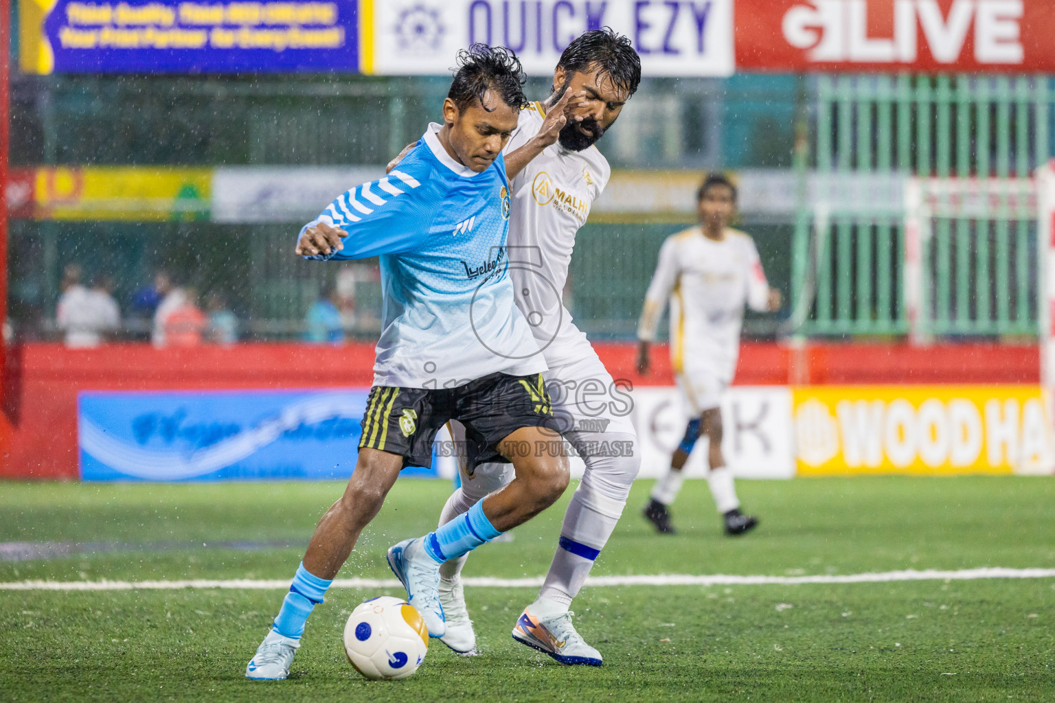 Raa Rasgetheem vs Raa Alifushi  in Day 10 of Golden Futsal Challenge 2025 was held on Tuesday, 14th January 2025, in Hulhumale', Maldives Photos: Shuu Abdul Sattar / images.mv