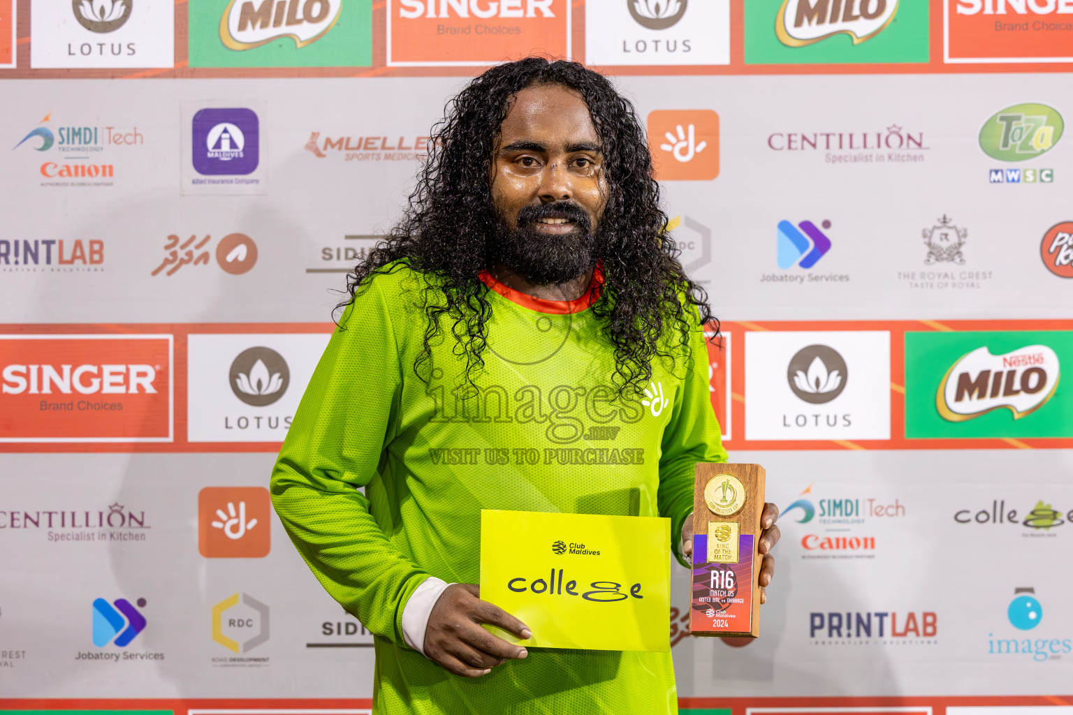 United BML vs Dhiraagu in Round of 16 of Club Maldives Cup 2024 held in Rehendi Futsal Ground, Hulhumale', Maldives on Tuesday, 8th October 2024. Photos: Ismail Thoriq / images.mv