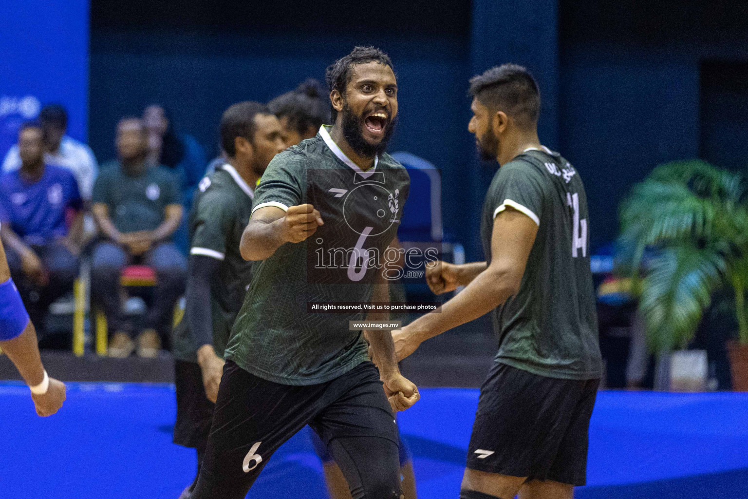 Final of Inter Company-Office Volleyball Tournament 2023 was held in Social Center, Male', Maldives on Saturday, 20th May 2023.  Photos: Ismail Thoriq / images.mv