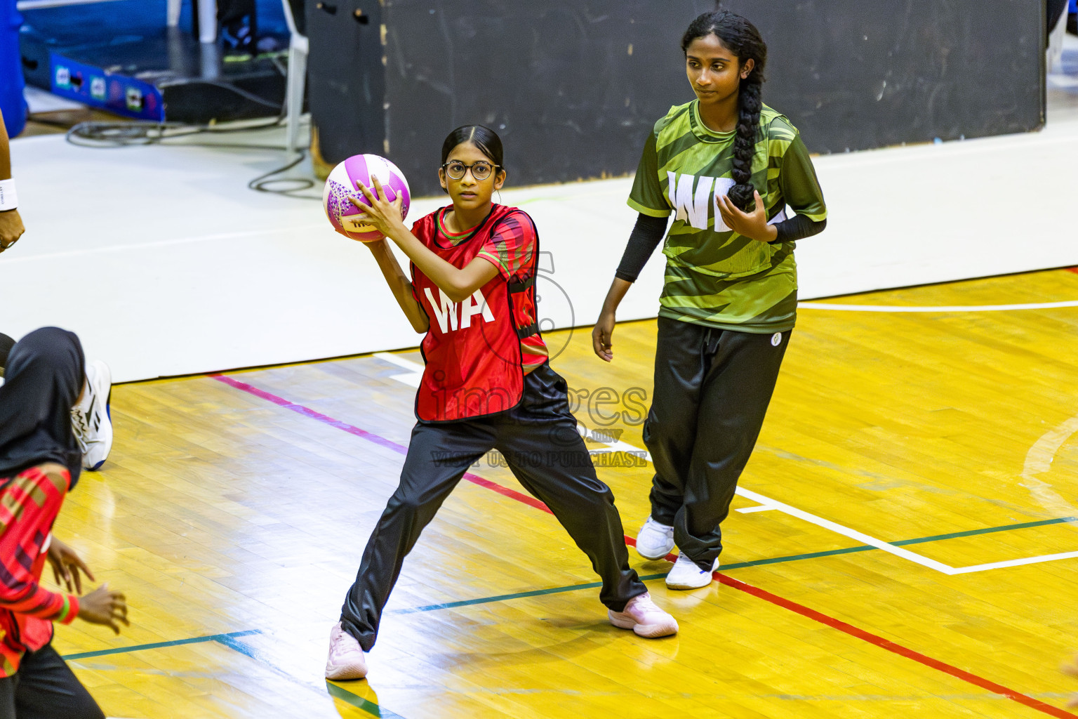 Day 1 of Inter-School Netball Tournament 2025 was held in Social Center Indoor Hall on Saturday, 18th October 2025. Photos: Areef Adam / images.mv