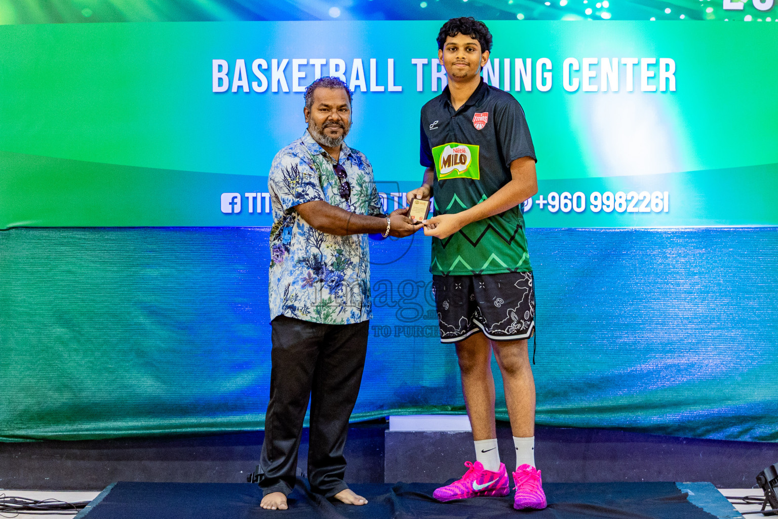 Day 3 of Milo 5 x 5 Junior Challenge 2025 - Basketball tournament held in Basketball Training Center, Male', Maldives on Saturday, 11th October 2025. Photos by: Nausham Waheed, Areef Adam / Images.mv