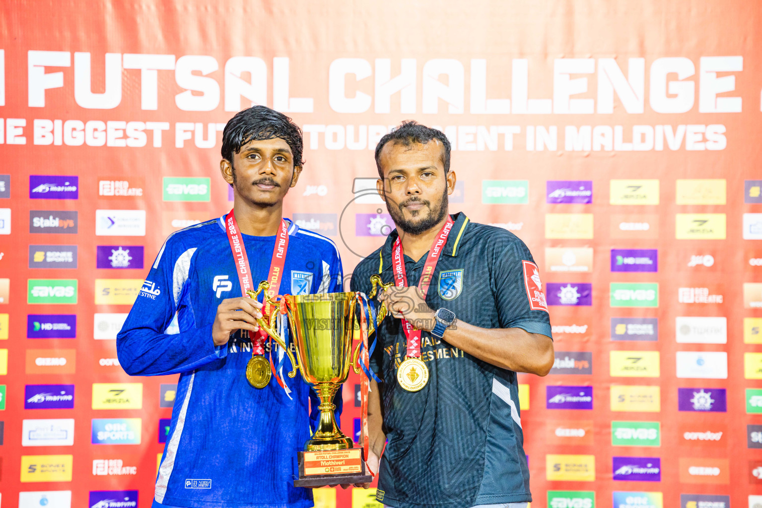 AA. Mathiveri VS AA. Thoddoo in Atoll Round Final on Day 20 of Golden Futsal Challenge 2025 was held on Thursday, 23rd January 2025, in Hulhumale', Maldives. Photos: Abdulla Abeed / images.mv