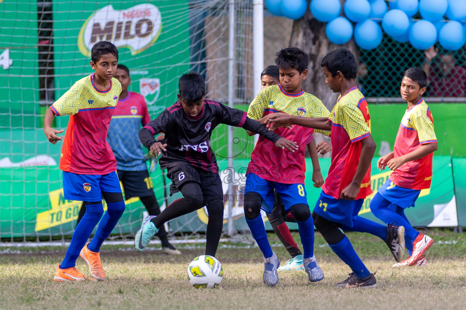 Day 3 of MILO Academy Championship 2024 - U12 was held at Henveiru Grounds in Male', Maldives on Thursday, 7th July 2024. Photos: Shuu Abdul Sattar / images.mv