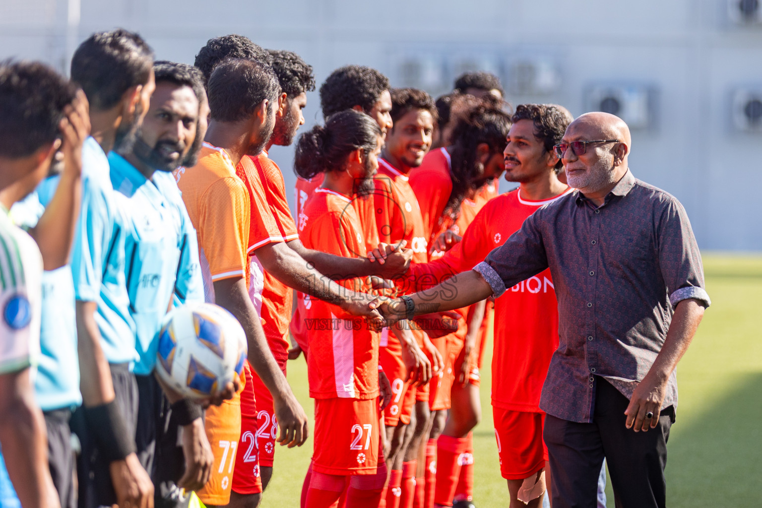 Huss Songun Football Team vs CC Sports Club in Day 2 of Eydhafushi Cup 2025 held in Eydhafushi Football Stadium at B. Eydhafushi, Maldives on Saturday, 6th September 2025. Photos: Mohamed Mahfouz Moosa / images.mv