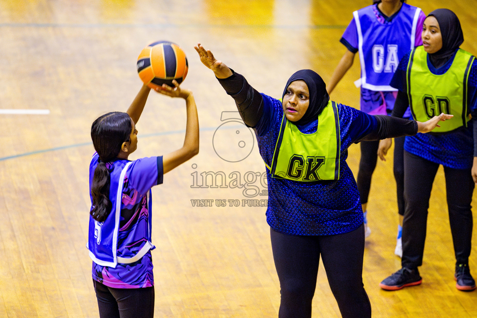 Day 2 of 21st National Netball Tournament was held in Social Canter at Male', Maldives on Thursday, 10th May 2024. Photos: Nausham Waheed / images.mv