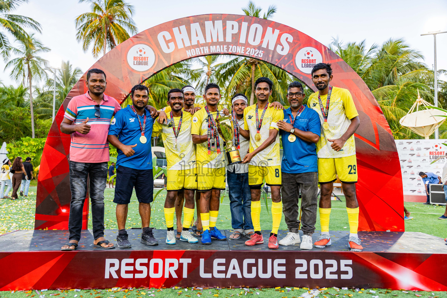 Jumeirah vs Varu in Final of Resort League 2025 (North Male Zone) was held on Saturday, 27th September 2025 in One And Only Reethi Rah Maldives Resort, Photos: Areef Adam / images.mv