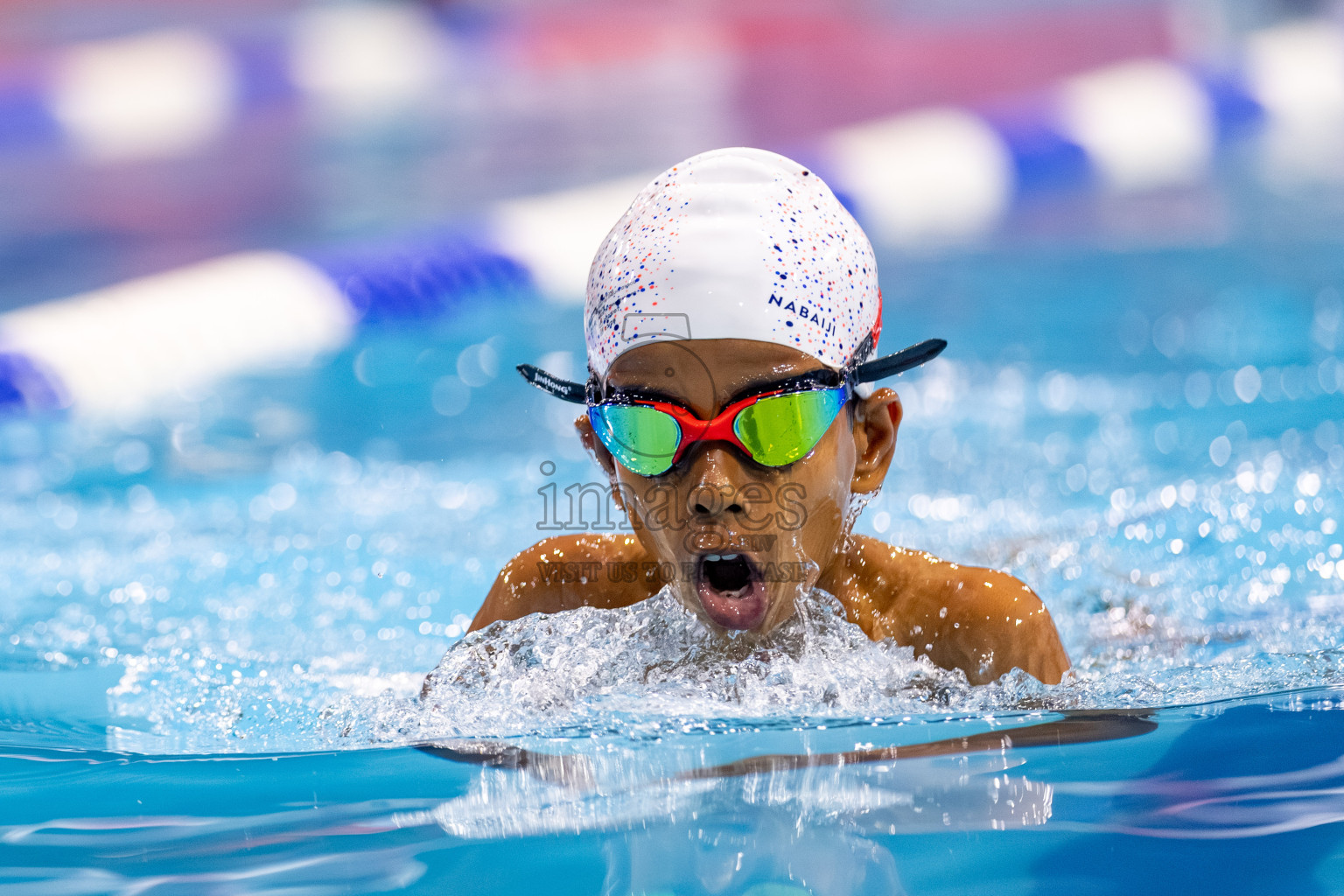 Day 4 of BML 6th National Kids Swimming Kids Festival 2025 held in Hulhumale', Maldives on Thursday, 6th November 2024. Photos: Hassan Simah / images.mv