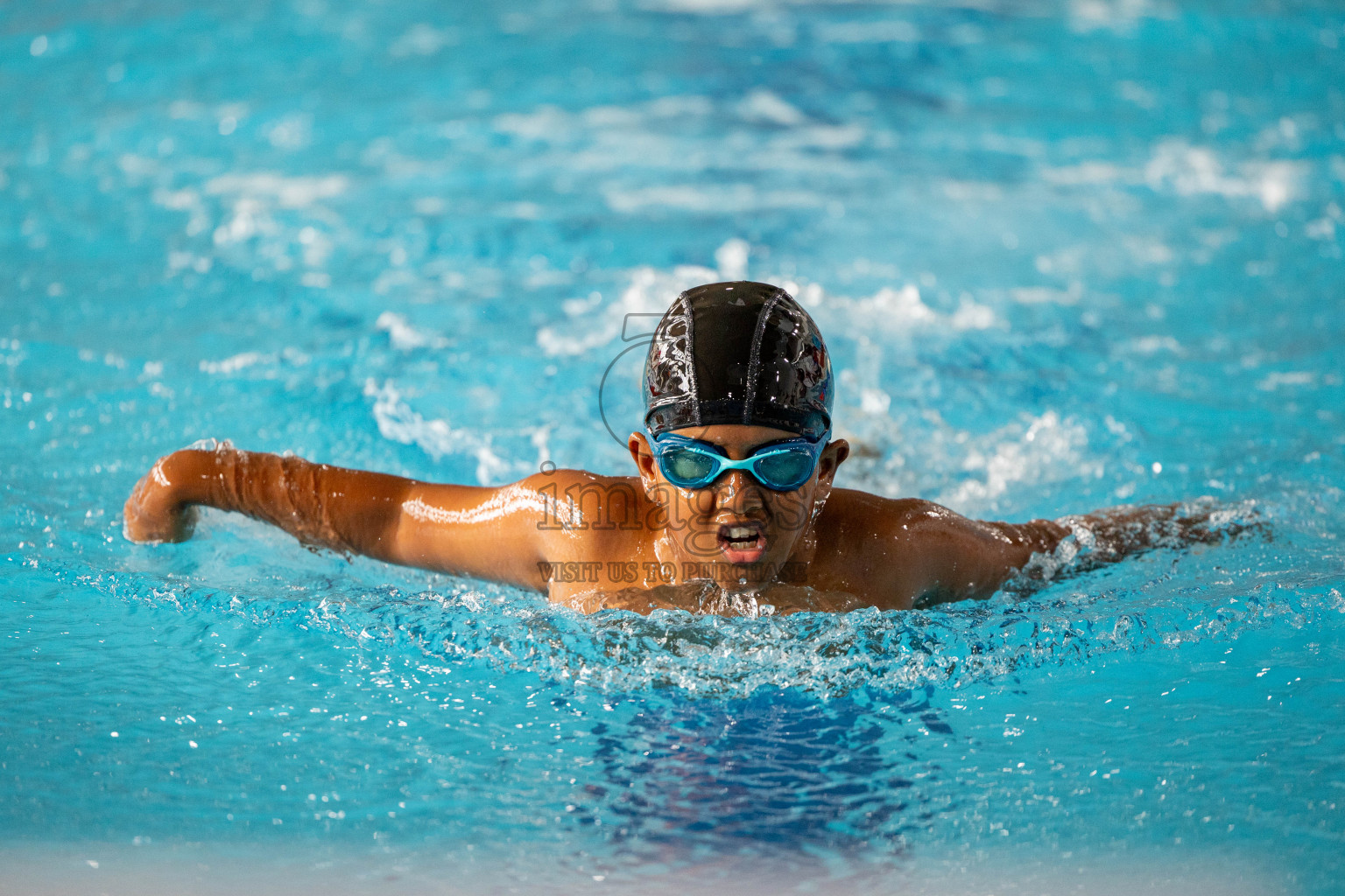 Day 1 of 20th Inter-school Swimming Competition 2024 held in Hulhumale', Maldives on Saturday, 12th October 2024. Photos: Ismail Thoriq / images.mv