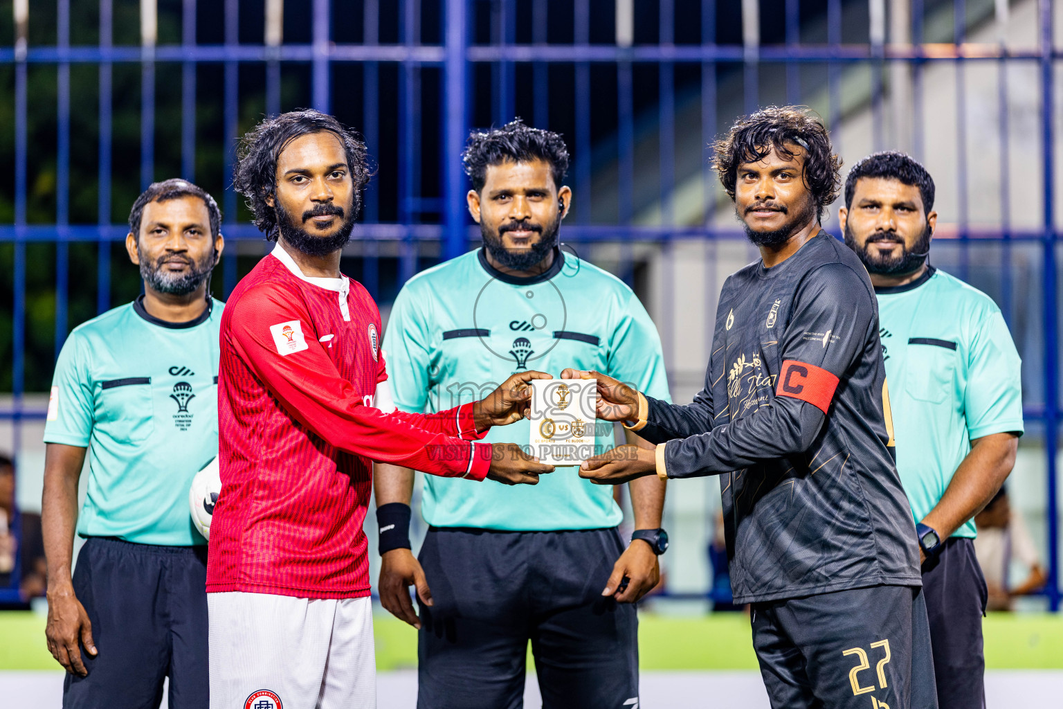 FC Suddenly vs CC Sports Club in Day 6 of Eydhafushi Futsal Cup 2024 was held on Saturday, 13th April 2024, in B Eydhafushi, Maldives Photos: Nausham Waheed / images.mv