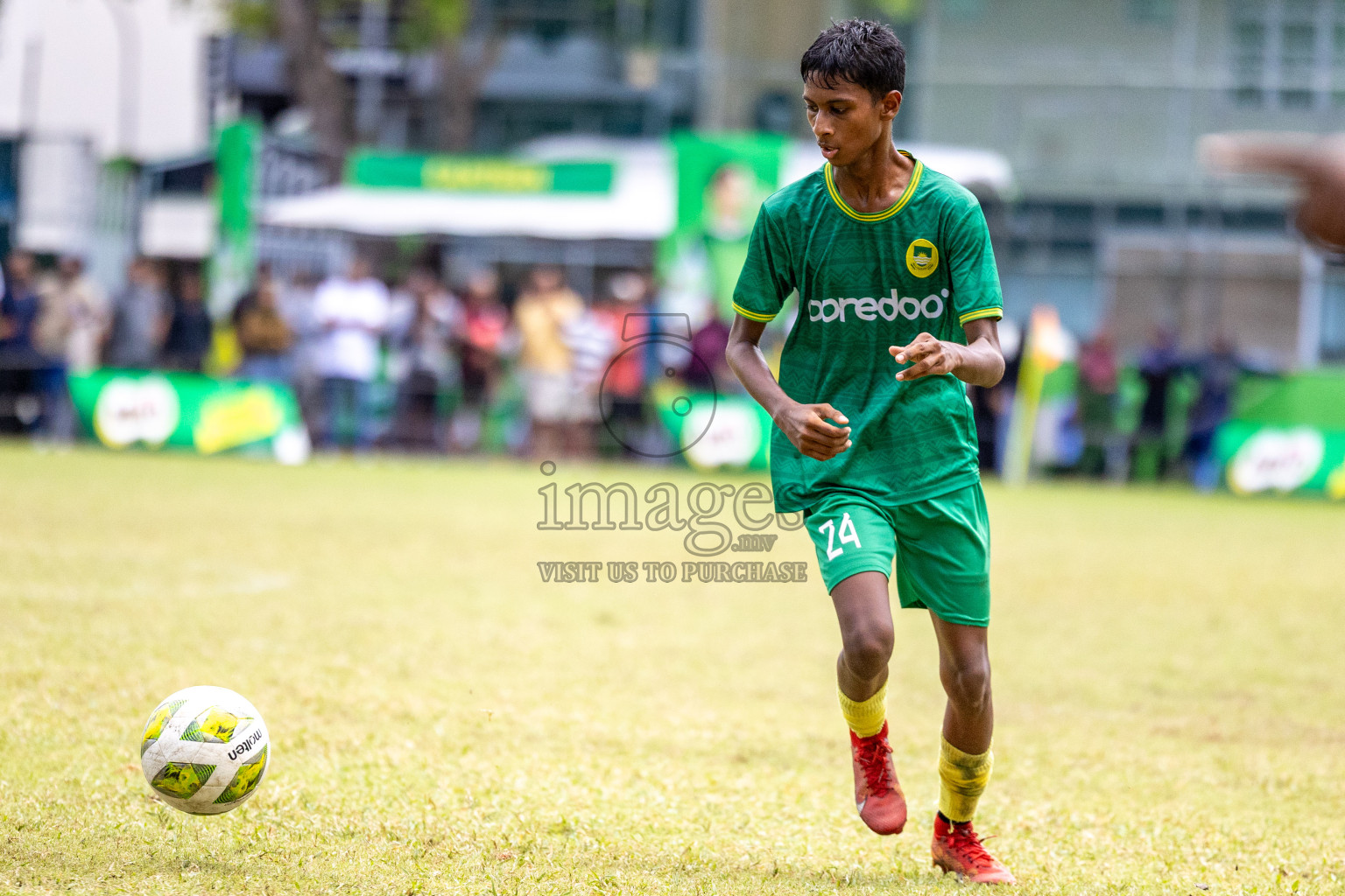 Day 4 of MILO Academy Championship 2024 (U-14) was held in Henveyru Stadium, Male', Maldives on Sunday, 3rd November 2024.
Photos: Ismail Thoriq /  Images.mv