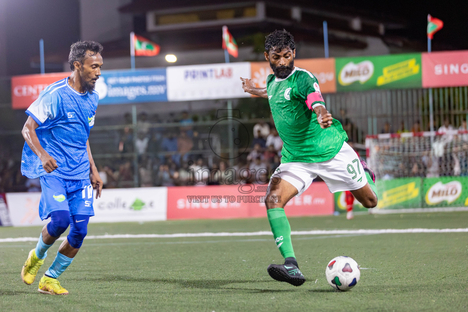 CLUB HDC vs CLUB FEN in Club Maldives Cup 2024 held in Rehendi Futsal Ground, Hulhumale', Maldives on Monday, 23rd September 2024. 
Photos: Mohamed Mahfooz Moosa / images.mv