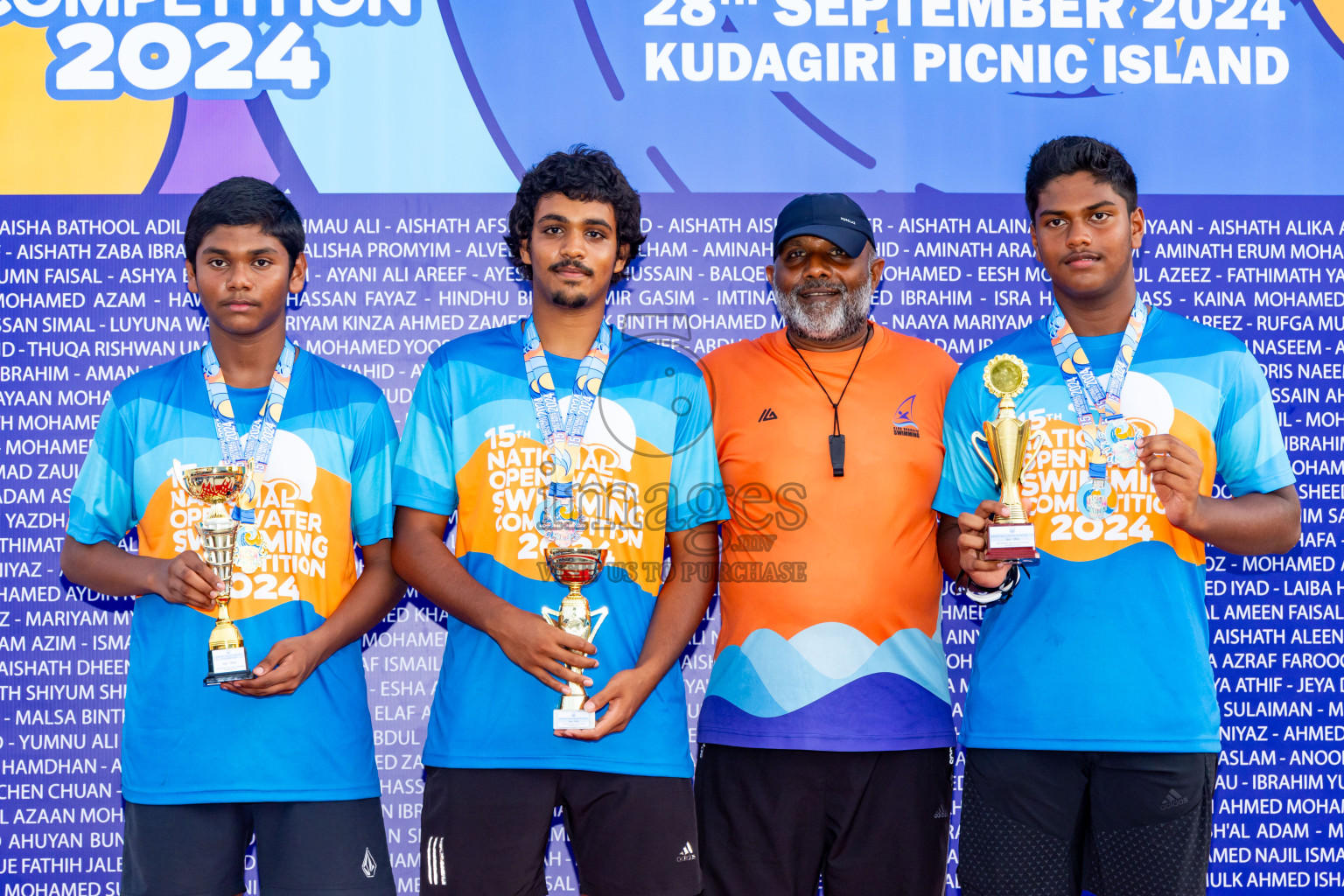 15th National Open Water Swimming Competition 2024 held in Kudagiri Picnic Island, Maldives on Saturday, 28th September 2024. Photos: Nausham Waheed / images.mv