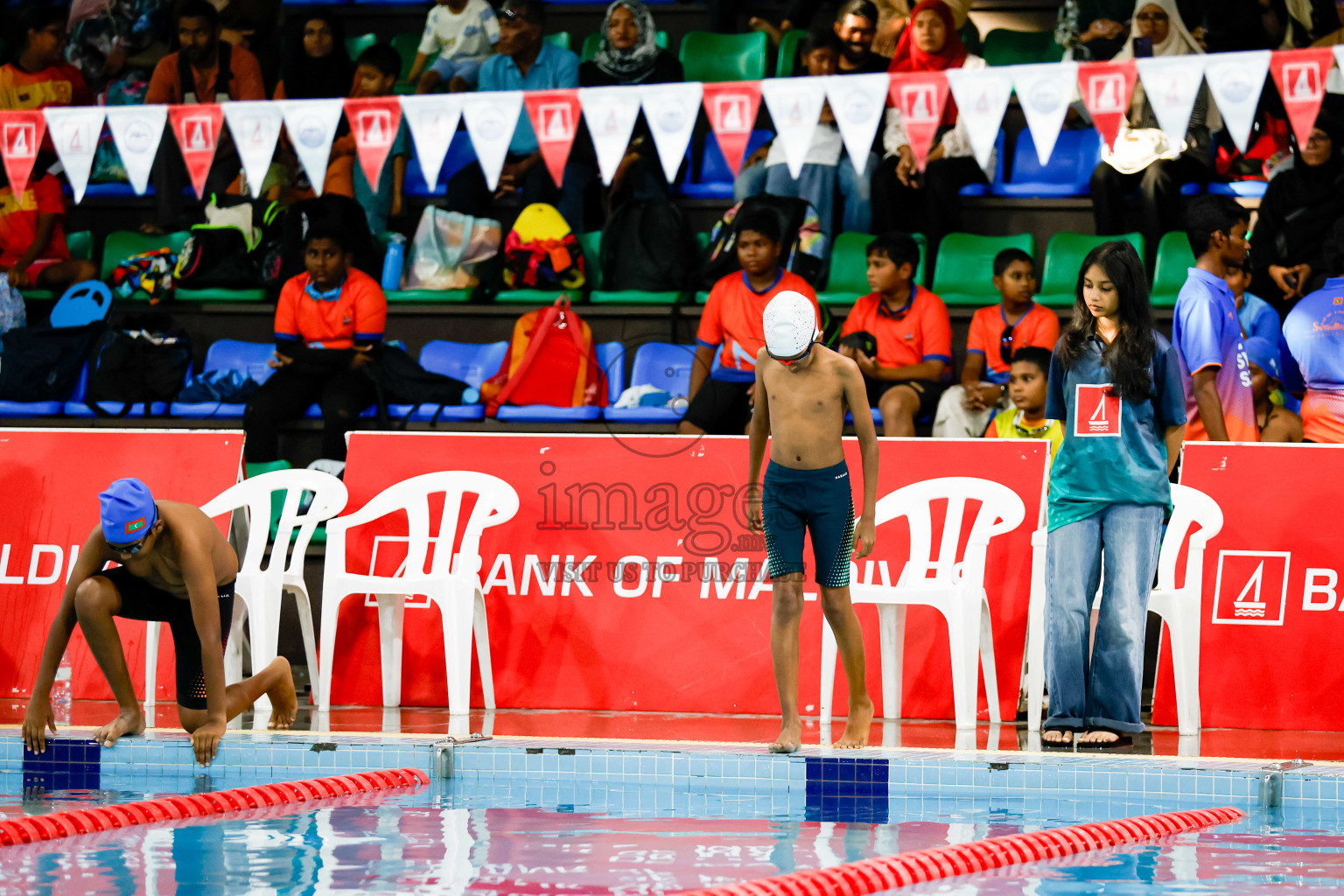 Day 1 of BML 6th National Kids Swimming Kids Festival 2025 held in Hulhumale', Maldives on Monday, 3rd November 2024. Photos: Hassan Simah / images.mv