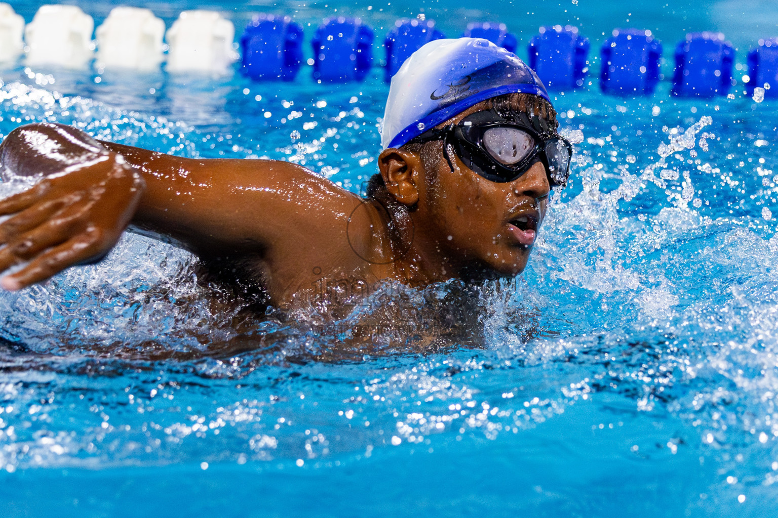 Day 2 of 20th Inter-school Swimming Competition 2024 held in Hulhumale', Maldives on Sunday, 13th October 2024. Photos: Nausham Waheed / images.mv