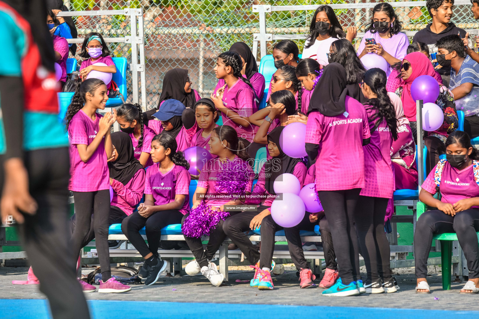 Final of Junior Netball Championship 2022 held in Male', Maldives on 19th March 2022. Photos by Nausham Waheed