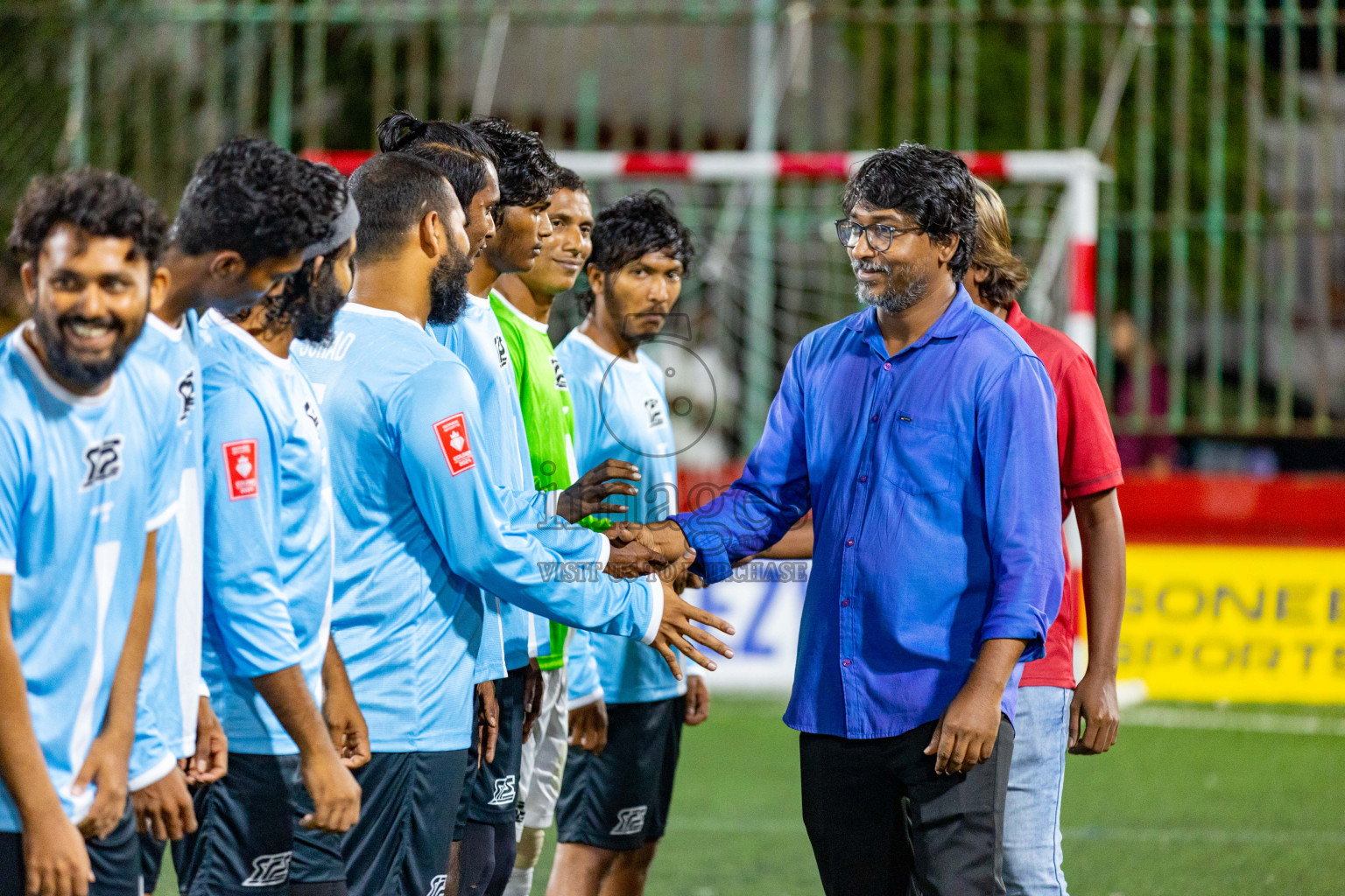 F Magoodhoo vs F Feeali in Day 17 of Golden Futsal Challenge 2024 was held on Wednesday, 31st January 2024, in Hulhumale', Maldives Photos: Hassan Simah / images.mv