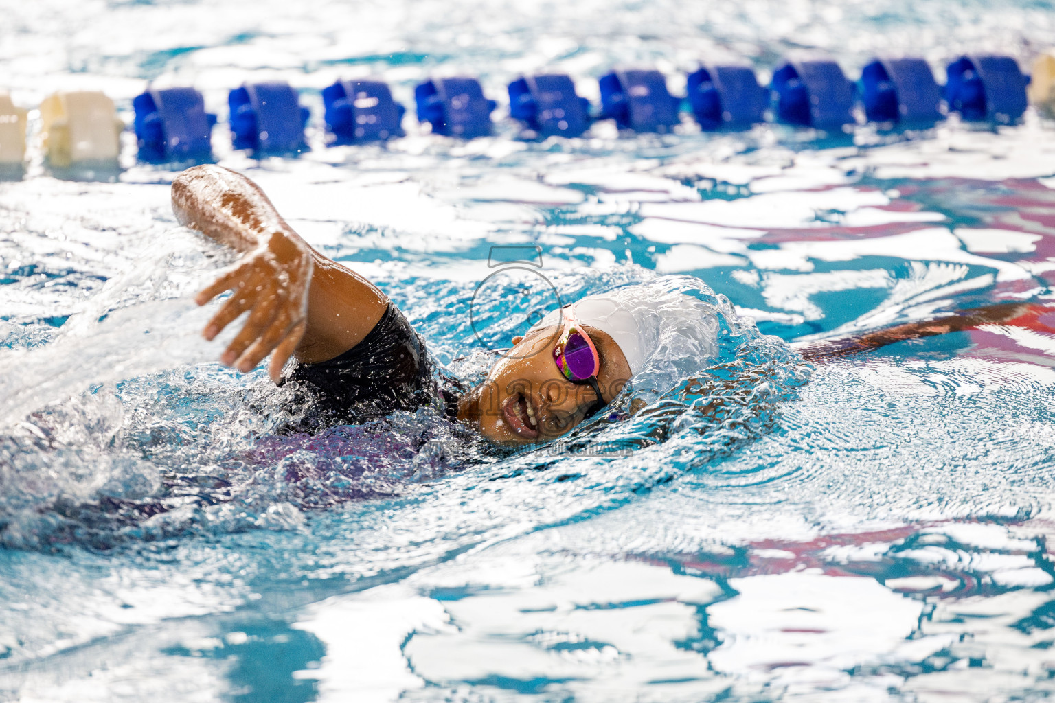 Day 4 of National Swimming Competition 2024 held in Hulhumale', Maldives on Monday, 16th December 2024. 
Photos: Hassan Simah / images.mv