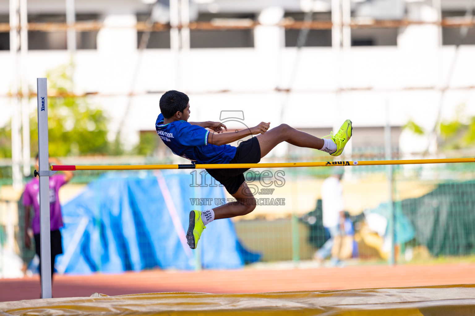 Day 1 of MWSC Interschool Athletics Championships 2024 held in Hulhumale Running Track, Hulhumale, Maldives on Saturday, 9th November 2024. Photos by: Ismail Thoriq / Images.mv