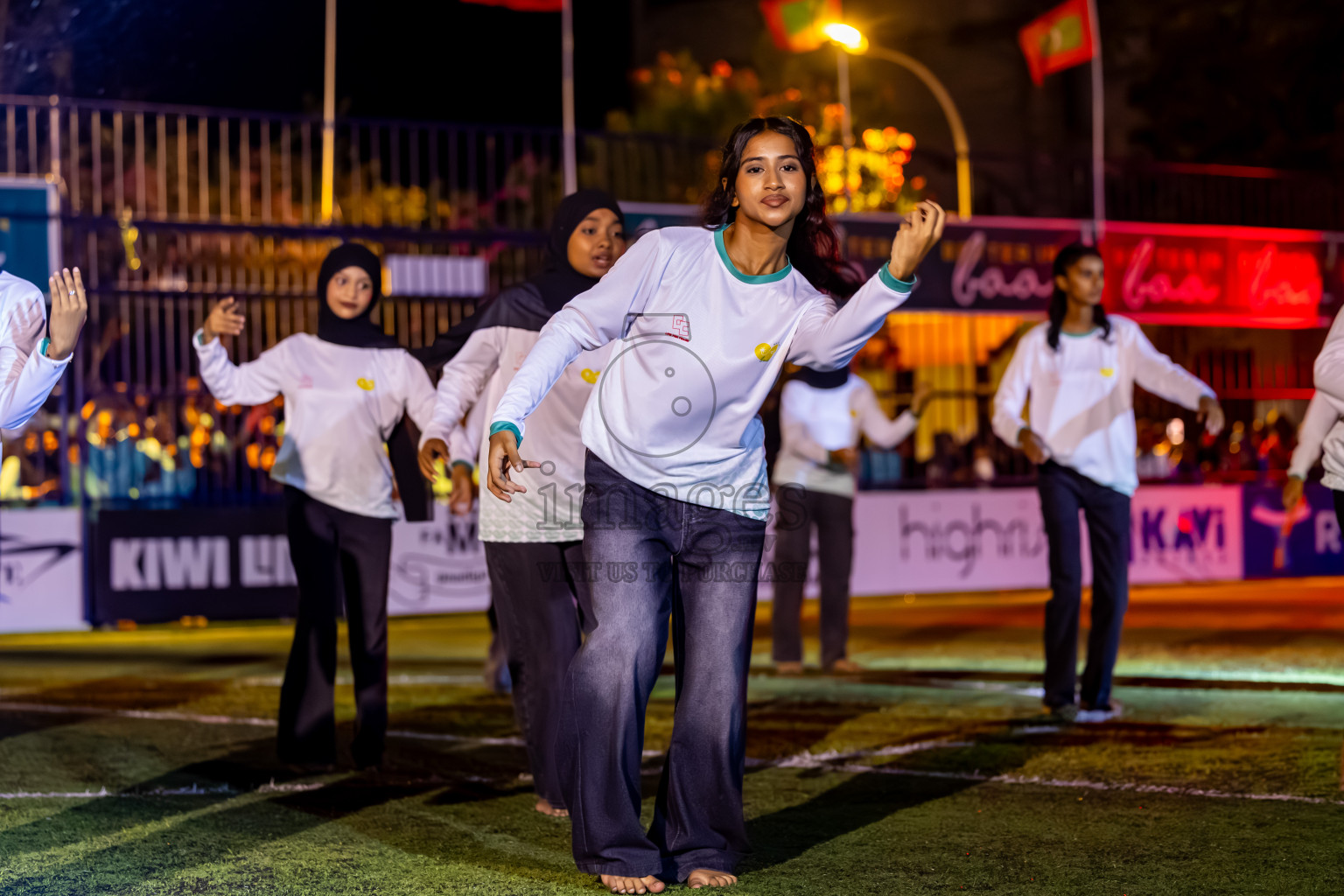 Goidhoo vs Dhonfan in the finals of Better in Baa Futsal Fiesta 2025 woman's division held in B. Eydhafushi, Maldives on Monday, 17th November 2025. Photos: Nausham Waheed / images.mv