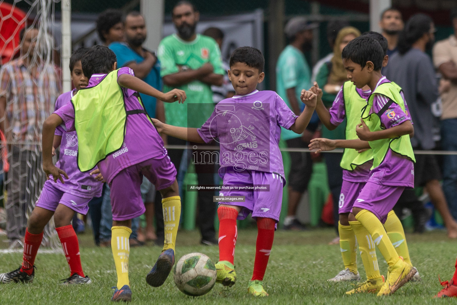 Day 1 of Nestle kids football fiesta, held in Henveyru Football Stadium, Male', Maldives on Wednesday, 11th October 2023 Photos: Shut Abdul Sattar/ Images.mv