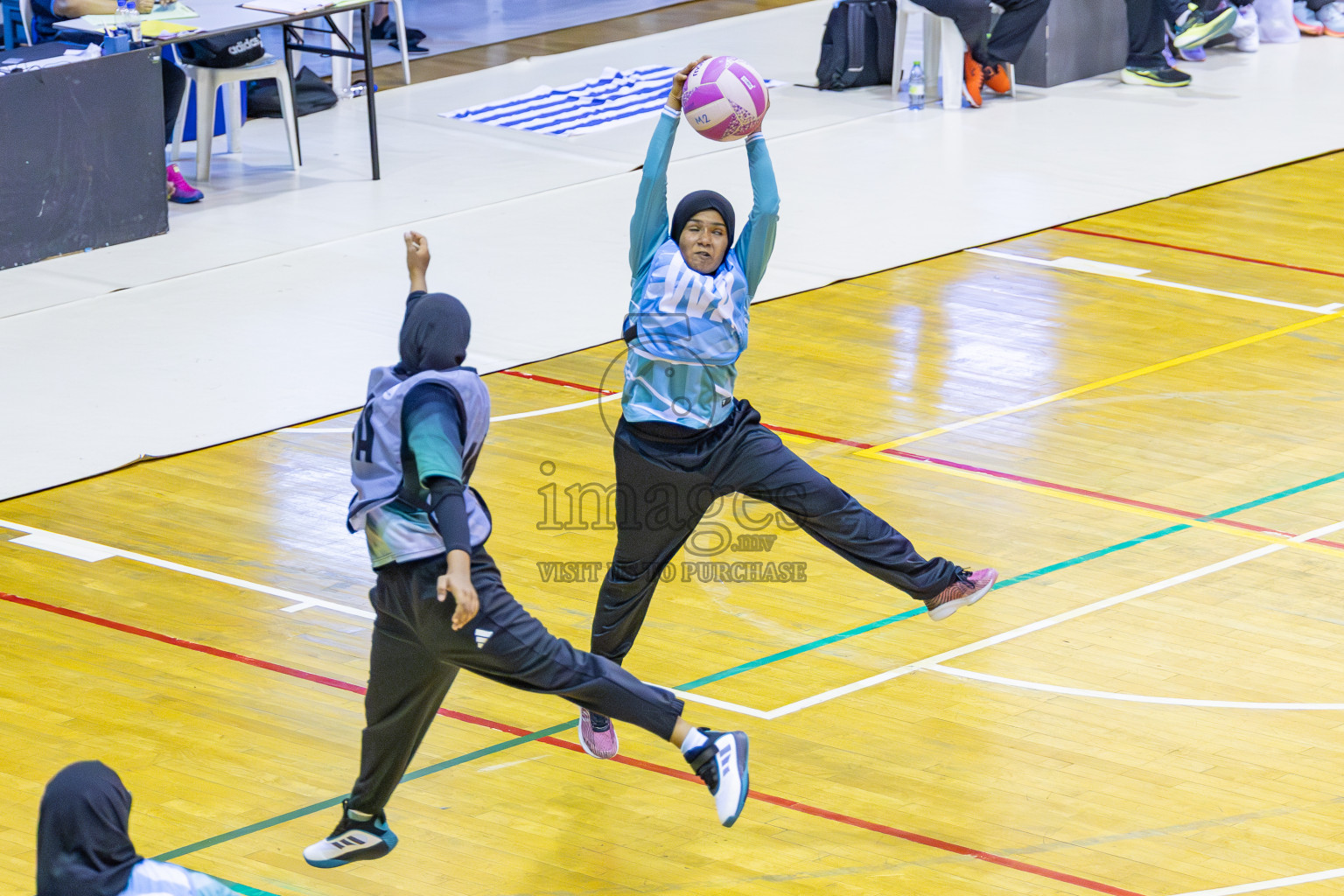 Day 14 of 26th Inter-School Netball Tournament 2025 was held in Social Center Indoor Hall on Tuesday, 4th November 2025. Photos: Areef Adam / images.mv
