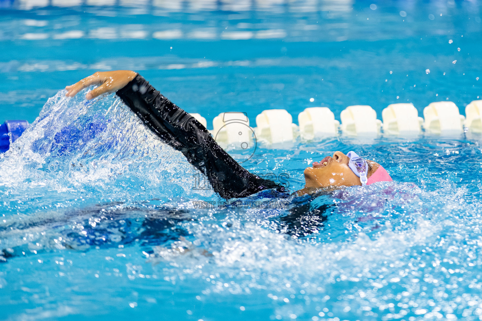 Day 4 of BML 6th National Kids Swimming Kids Festival 2025 held in Hulhumale', Maldives on Thursday, 6th November 2024. Photos: Hassan Simah / images.mv