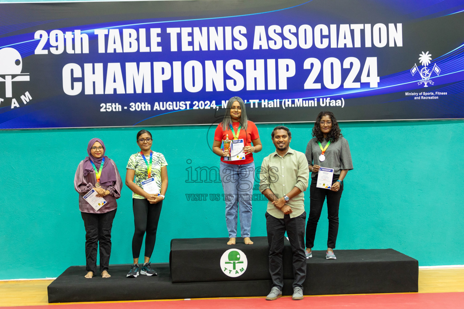 29th Table Tennis Association Championship 2024, 30th August 2024 at Male'TT Hall,Photos by Shuu Abdul Sattar