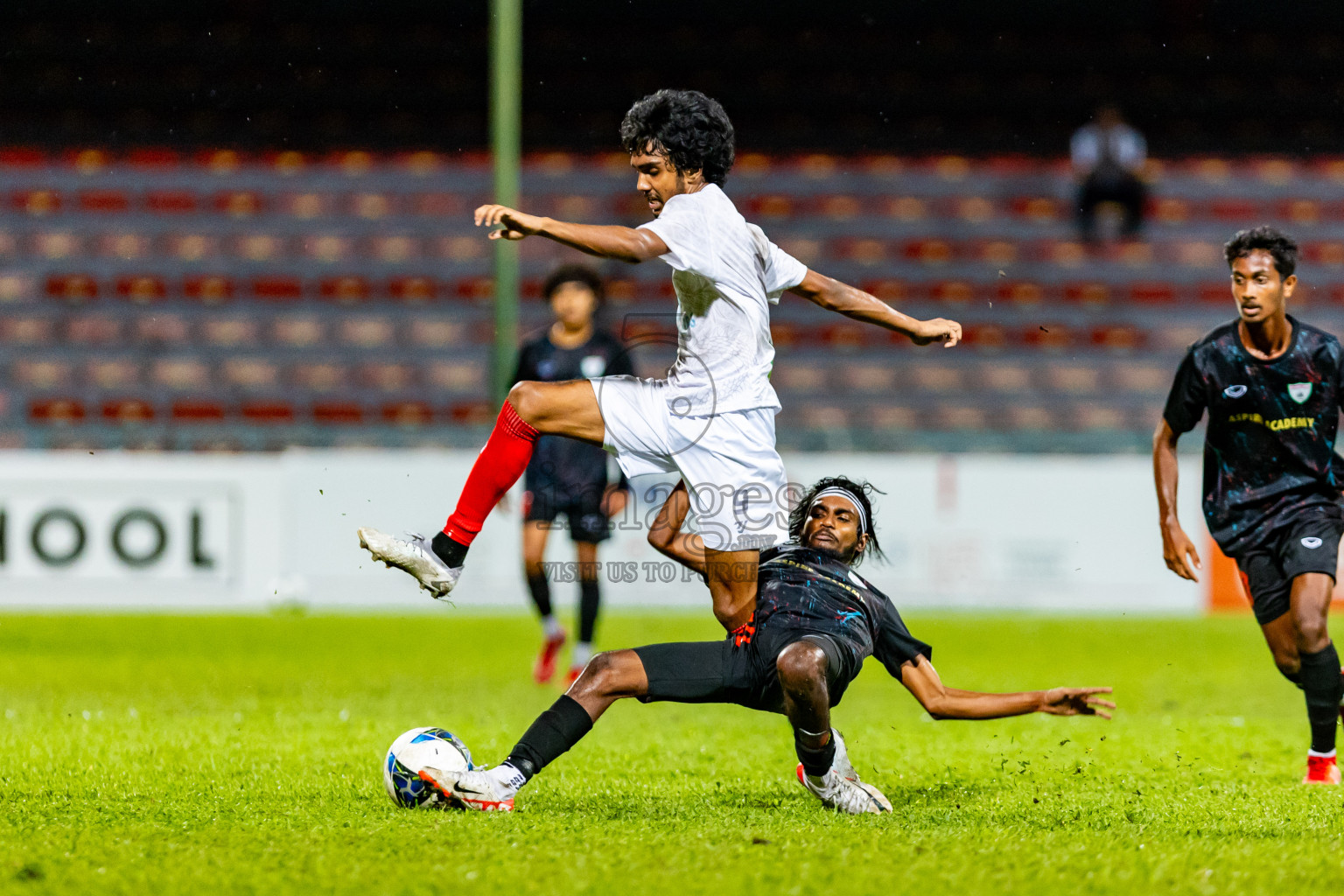 Club Green Street vs Club Eagles in Day 6 of Under 19 Youth Championship 2024 was held at National Stadium in Male', Maldives on Monday, 24th June 2024. Photos: Nausham Waheed / images.mv