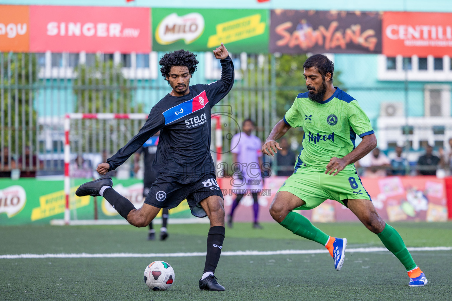 STELCO RC vs Club Immigration in Club Maldives Cup 2024 held in Rehendi Futsal Ground, Hulhumale', Maldives on Saturday, 28th September 2024.
Photos: Ismail Thoriq / images.mv