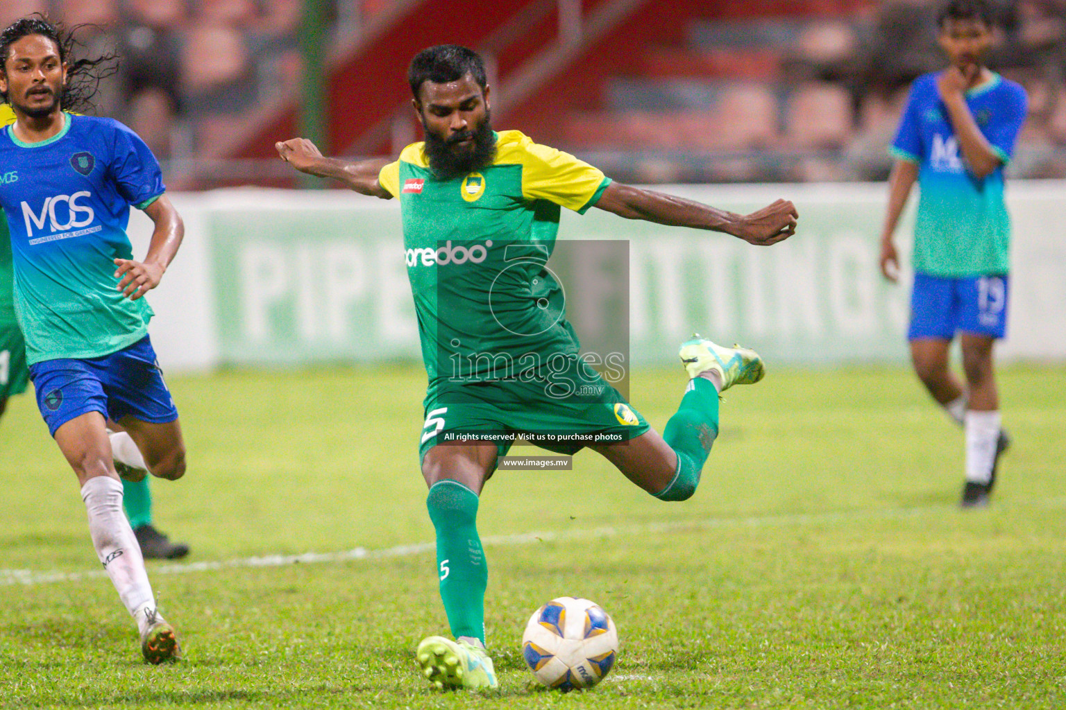 President's Cup 2023 Semi Final - Maziya Sports & Recreation vs Super United Sports, held in National Football Stadium, Male', Maldives  Photos: Mohamed Mahfooz Moosa/ Images.mv