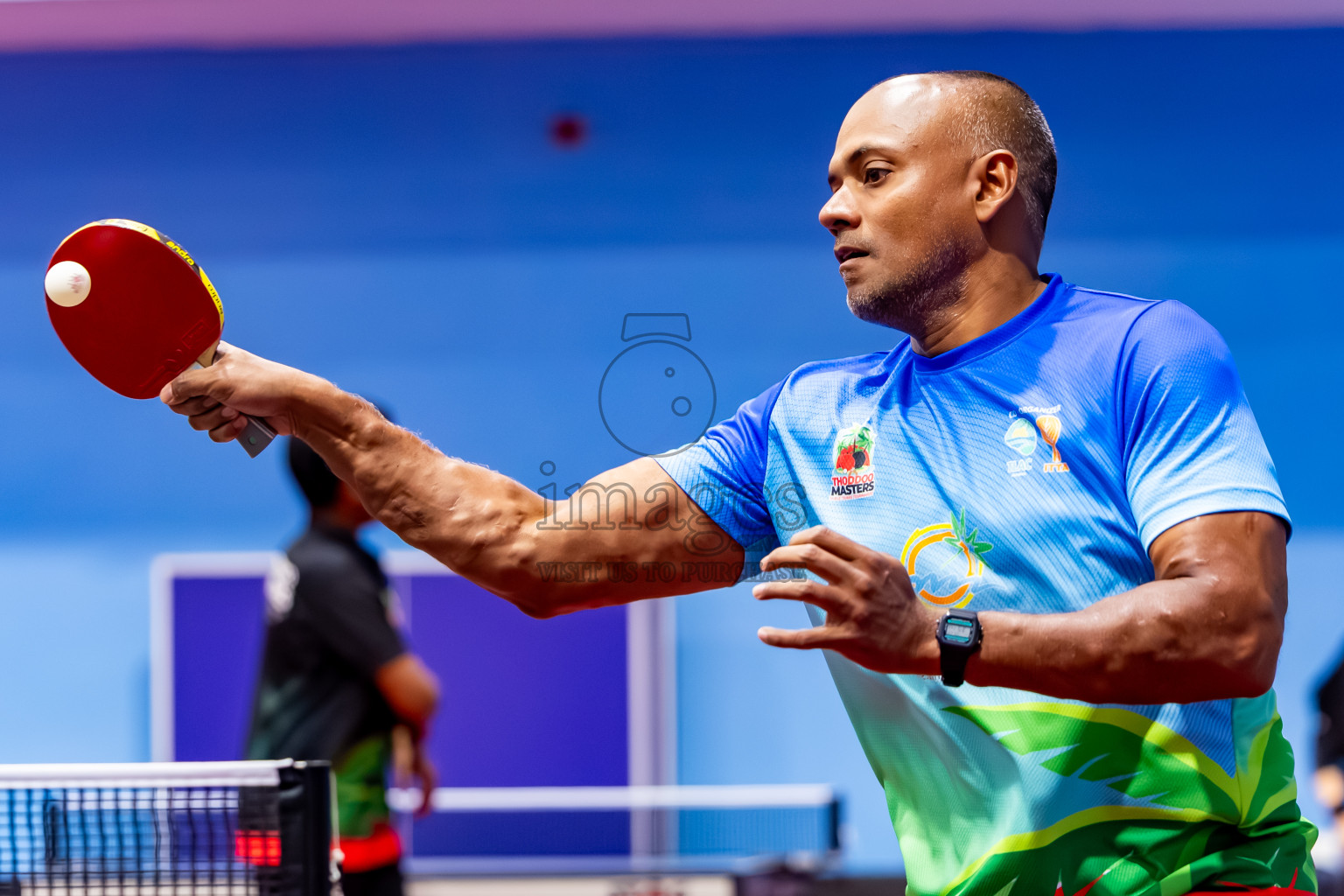 Day 3 of 1st Thoddoo Masters Table Tennis Tournament was held on Saturday, 23rd August 2025 in AA Thoddoo, Maldives. Photos: Nausham Waheed / images.mv