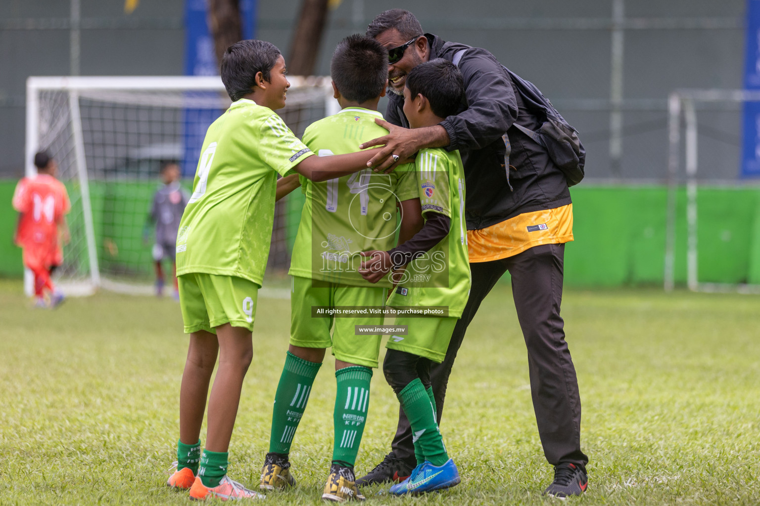 Day 2 of Nestle kids football fiesta, held in Henveyru Football Stadium, Male', Maldives on Thursday, 12th October 2023 Photos: Shuu Abdul Sattar / mages.mv