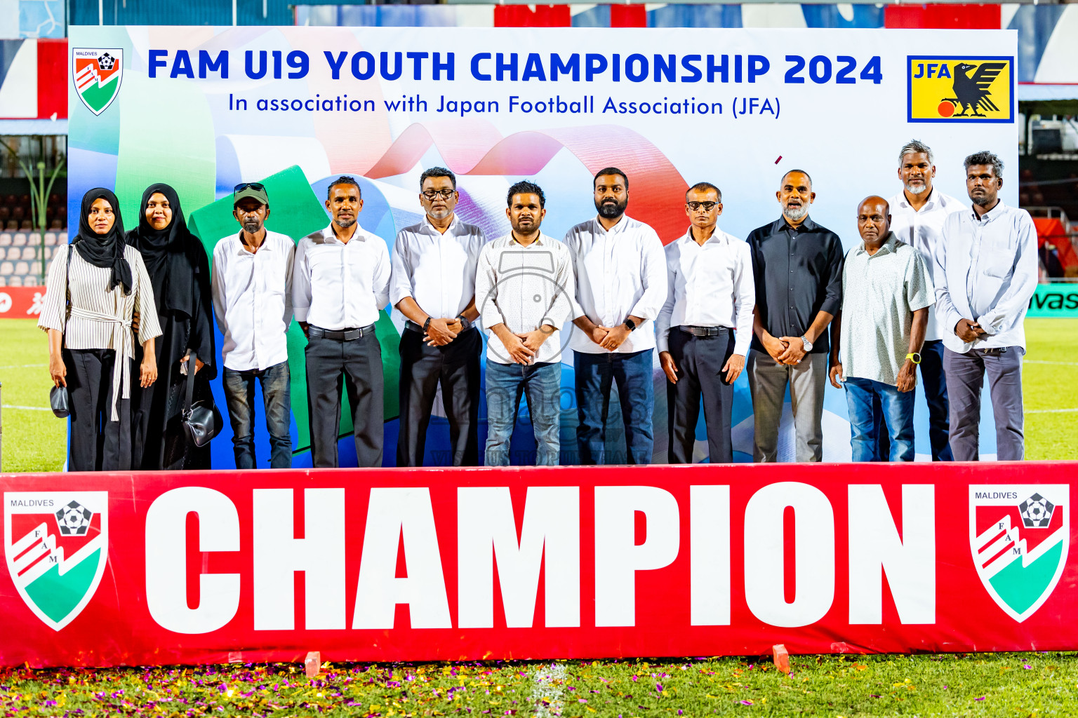 Super United Sports vs TC Sports Club in the Final of Under 19 Youth Championship 2024 was held at National Stadium in Male', Maldives on Monday, 1st July 2024. Photos: Nausham Waheed / images.mv