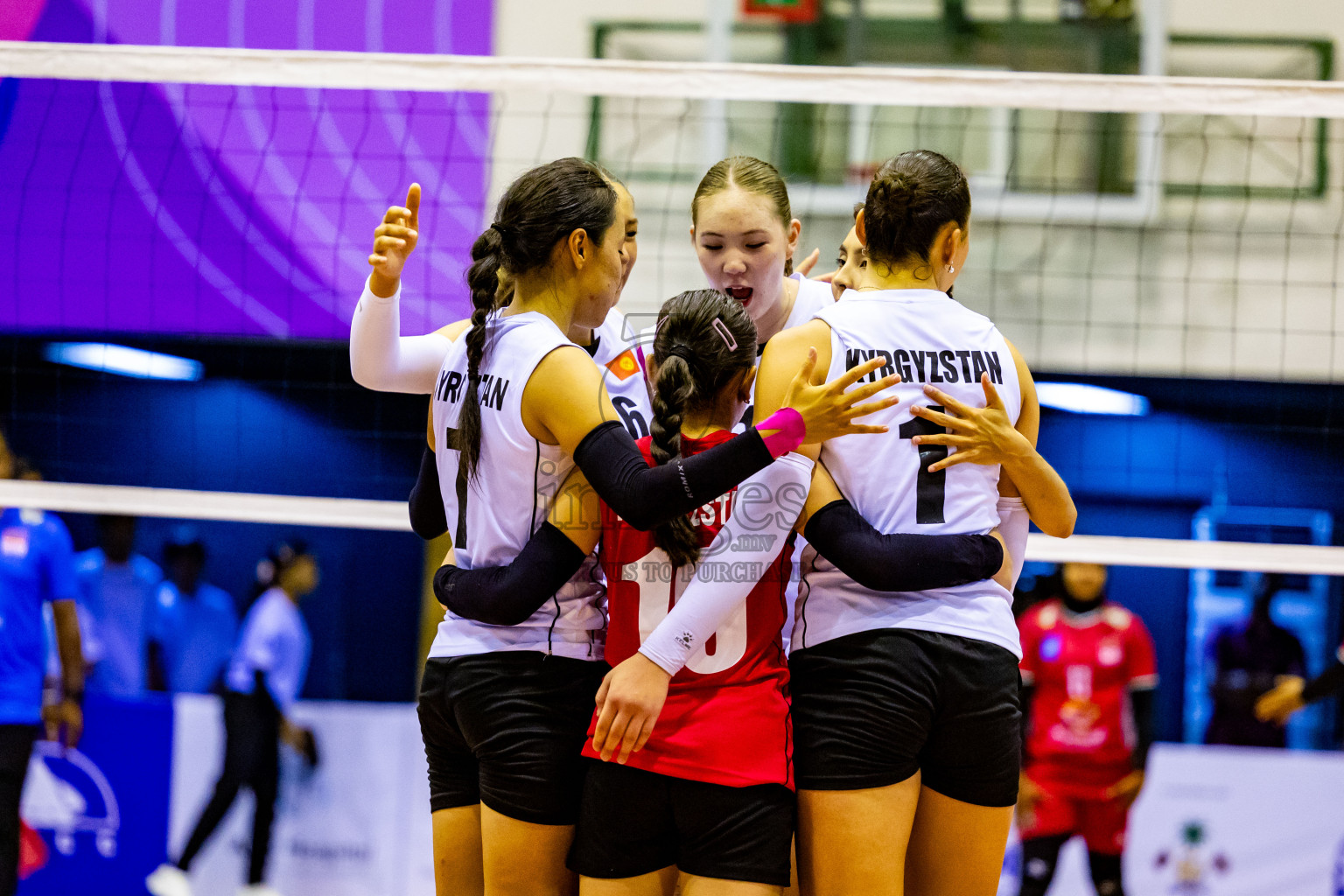 Final of CAVA Woman's Volleyball Challenge Cup 2024 was held in Social Center, Male', Maldives on Wednesday, 11th September 2024. Photos: Nausham Waheed / images.mv