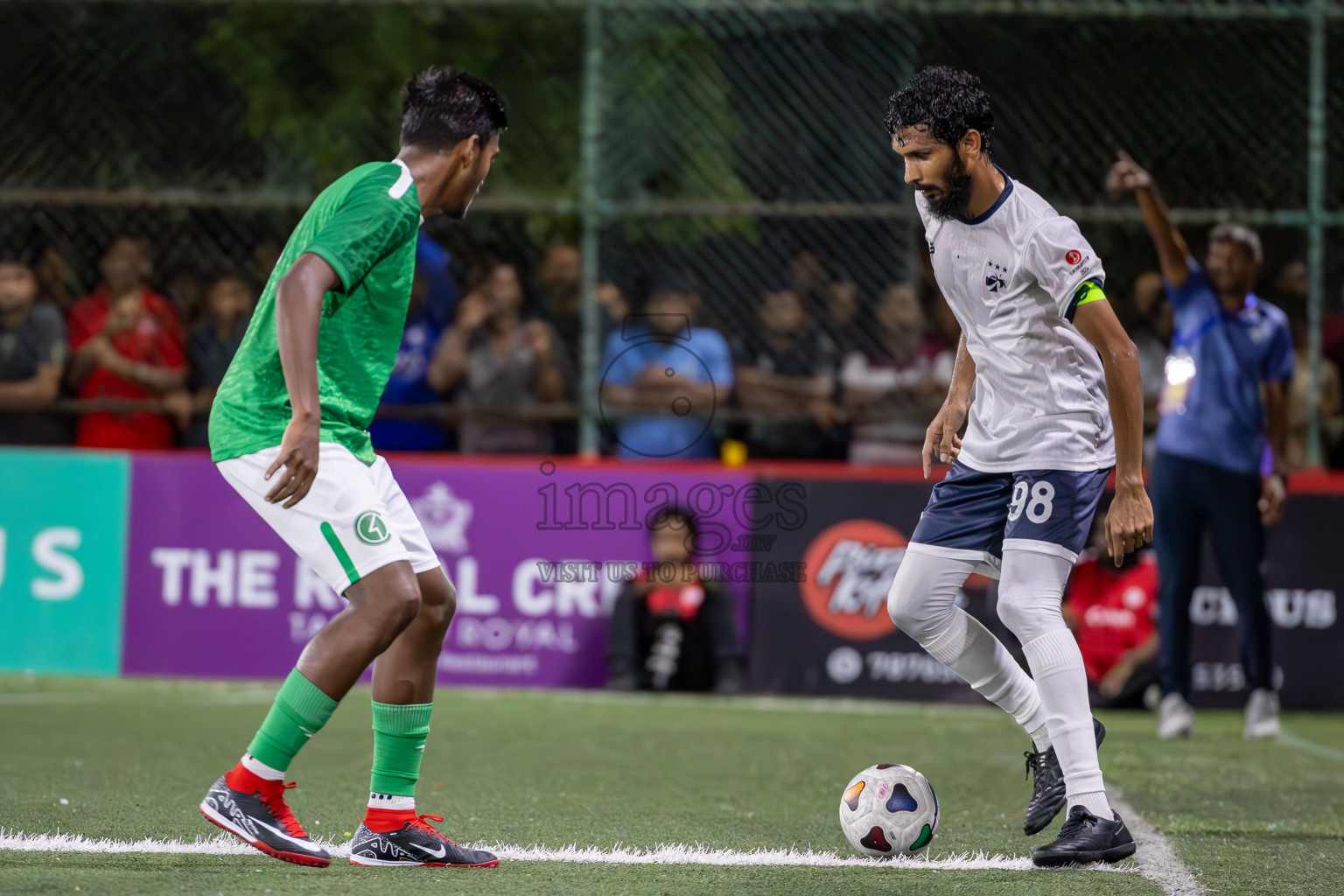 HDC vs MACL in Round of 16 of Club Maldives Cup 2024 held in Rehendi Futsal Ground, Hulhumale', Maldives on Monday, 7th October 2024. Photos: Ismail Thoriq / images.mv