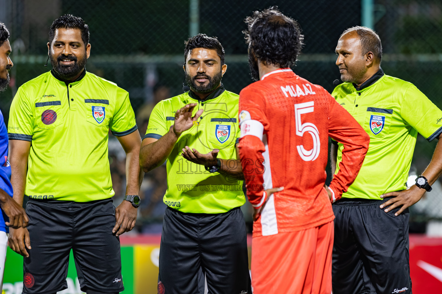 Team Naivaadhoo vs Club Combination in Day 1 of Kings Cup of Club Maldives Cup 2025 held in Rehendi Futsal Ground, Hulhumale', Maldives on Saturday, 30th August 2025. Photos: Areef / images.mv