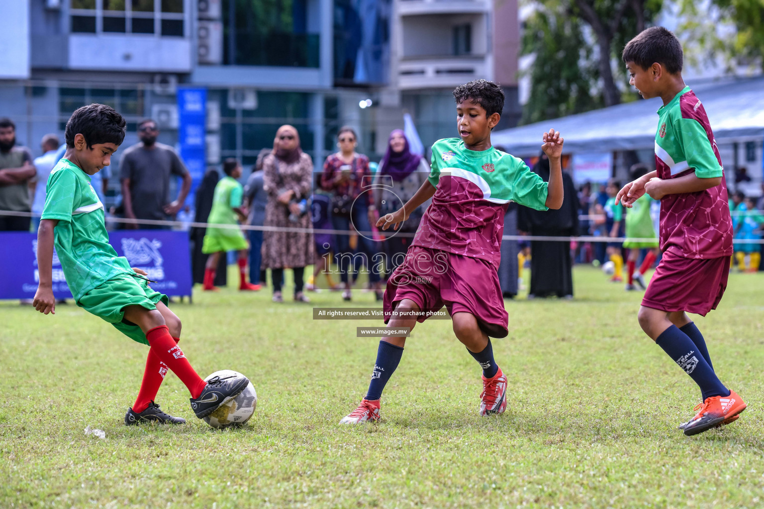 Day 1 of Milo Kids Football Fiesta 2022 was held in Male', Maldives on 19th October 2022. Photos: Nausham Waheed/ images.mv