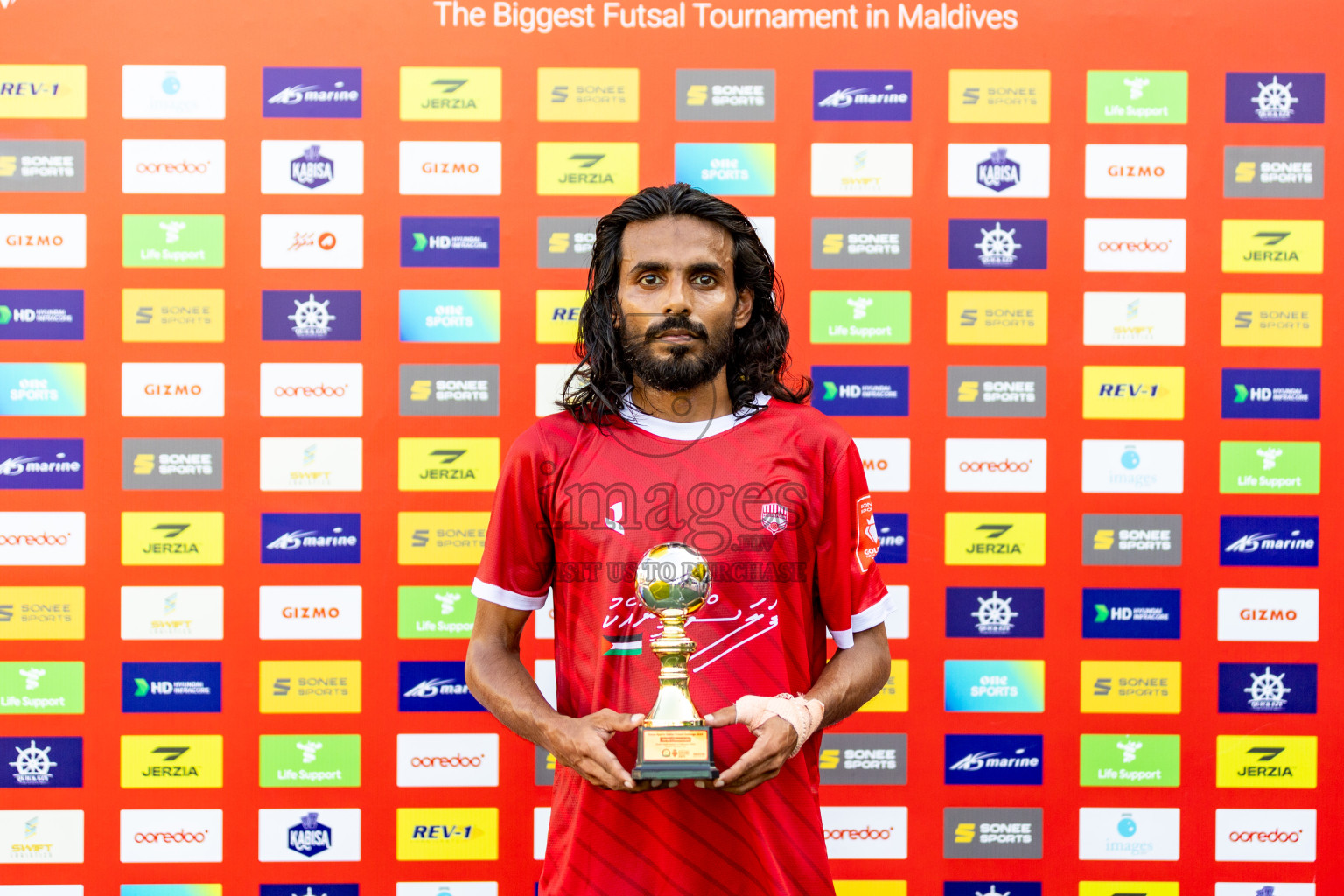 K. Huraa vs K. Himmafushi in Day 19 of Golden Futsal Challenge 2024 was held on Friday, 2nd February 2024 in Hulhumale', Maldives 
Photos: Hassan Simah / images.mv