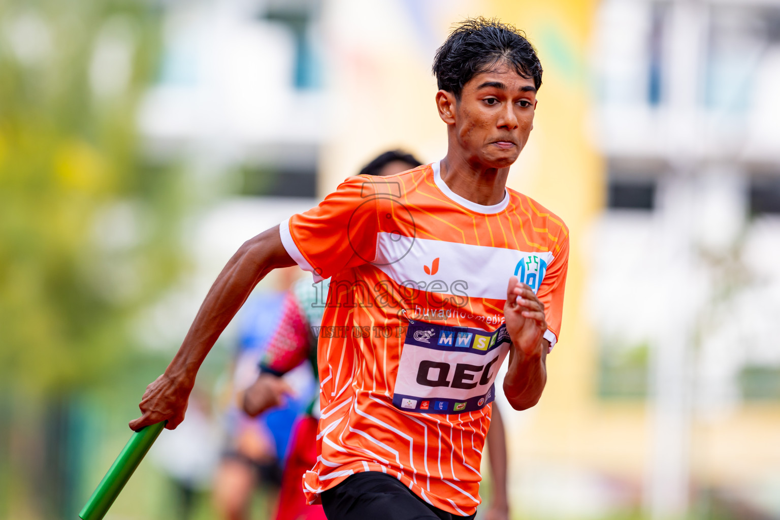 Day 6 of MWSC Interschool Athletics Championships 2024 held in Hulhumale Running Track, Hulhumale, Maldives on Thursday, 14th November 2024. Photos by: Nausham Waheed / Images.mv