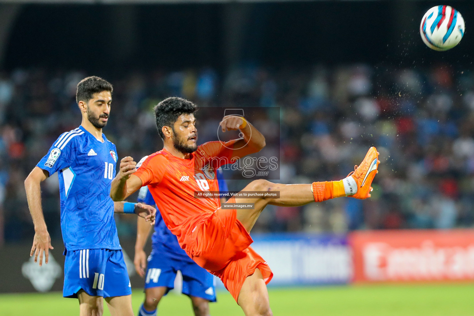 Kuwait vs India in the Final of SAFF Championship 2023 held in Sree Kanteerava Stadium, Bengaluru, India, on Tuesday, 4th July 2023. Photos: Hassan Simah / images.mv