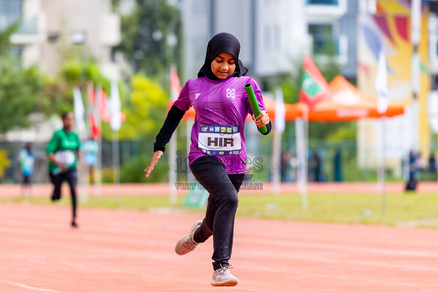 Day 5 of MWSC Interschool Athletics Championships 2024 held in Hulhumale Running Track, Hulhumale, Maldives on Wednesday, 13th November 2024. Photos by: Nausham Waheed / Images.mv